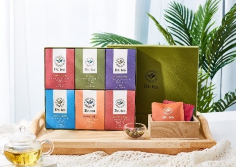 제공 자료의 DR.TEA 패키지 사진